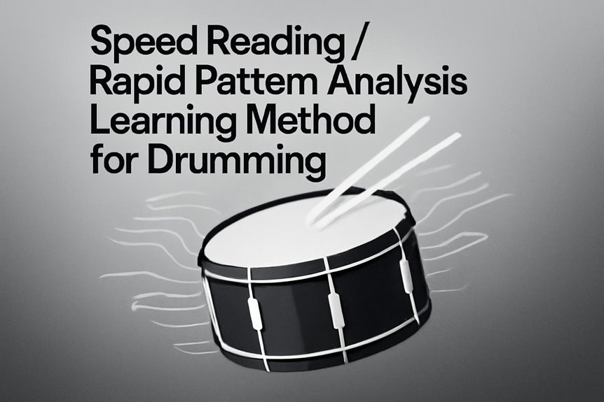 drum learning speed technique