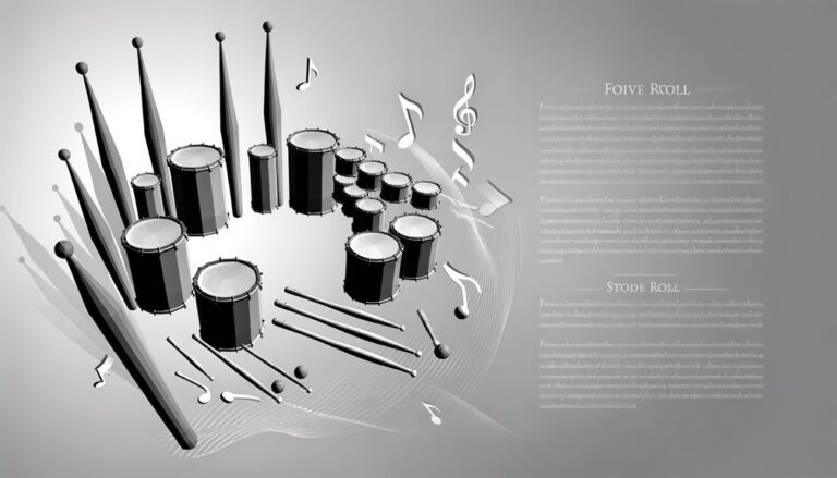Fünf-Stroke-Roll-Übungen