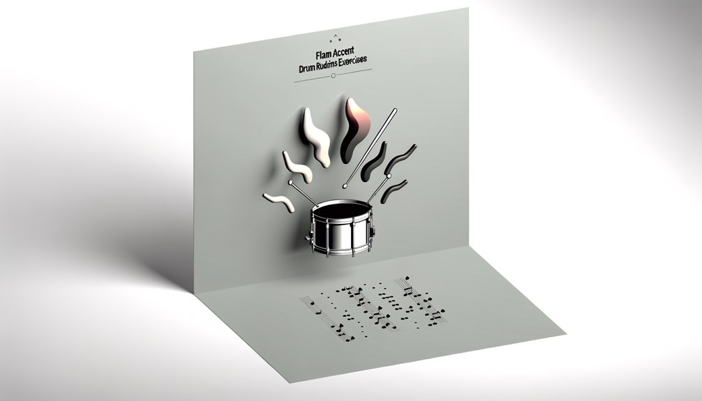 Flam Accent Schlagzeug Übungen