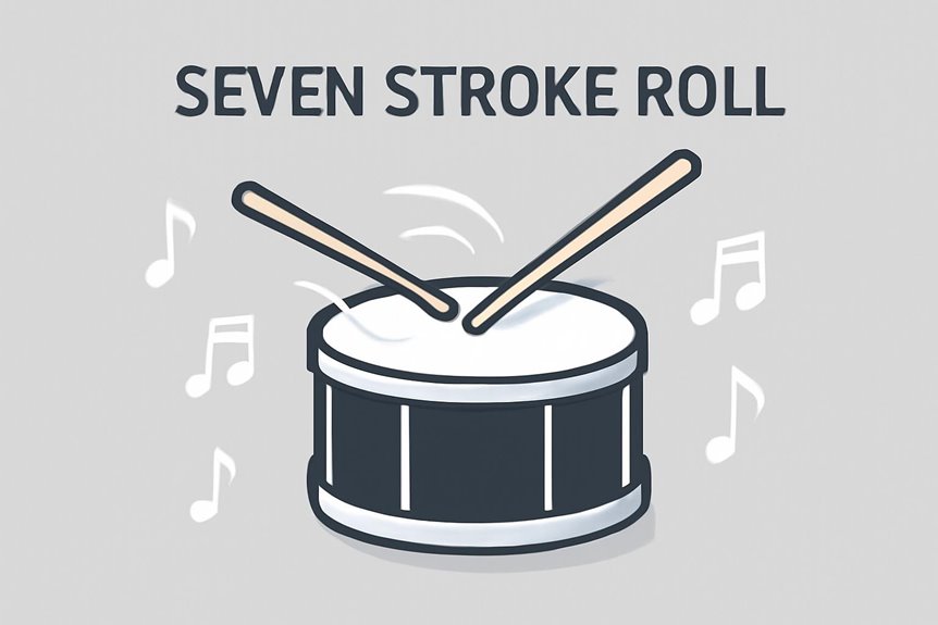 Sieben Stroke Roll Schlagzeug Rudiment Übungen • Schlagzeug.net