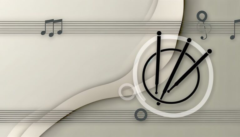 Einzelstrich vier Schlagzeug-Rudimente