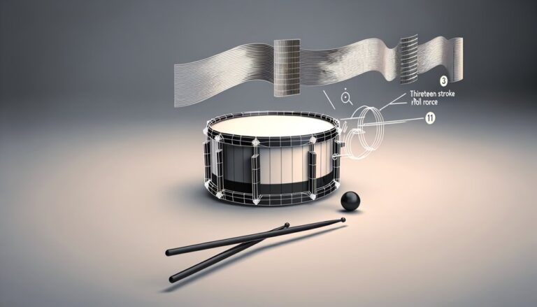 dreizehn Schlag-Roll-Übungen